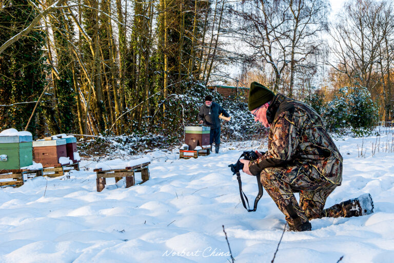 Notre collaboration avec le Cercle Apicole de Nivelles se poursuit par tous les temps