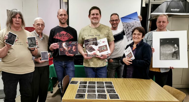 Visite du photographe Olivier Sanglier